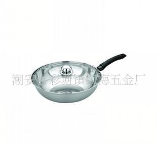 美式炒鼎32cm、锅、不锈钢制品、厨具、餐具、礼品_世界工厂网中国产品信息库